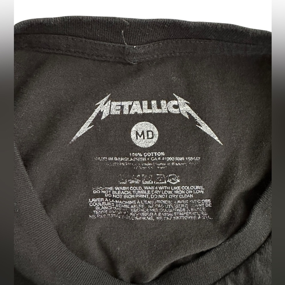 Metallica “Master of Puppets” Graphic Tee – Size M - Picture 4 of 5